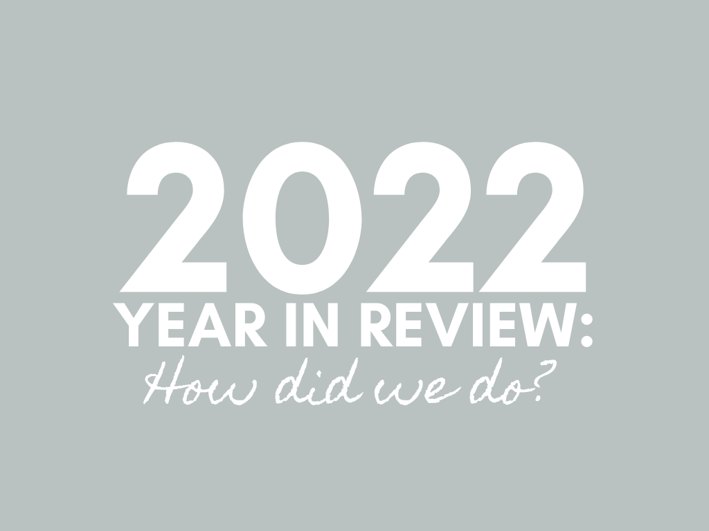2022 Year in Review: How Did We Do?