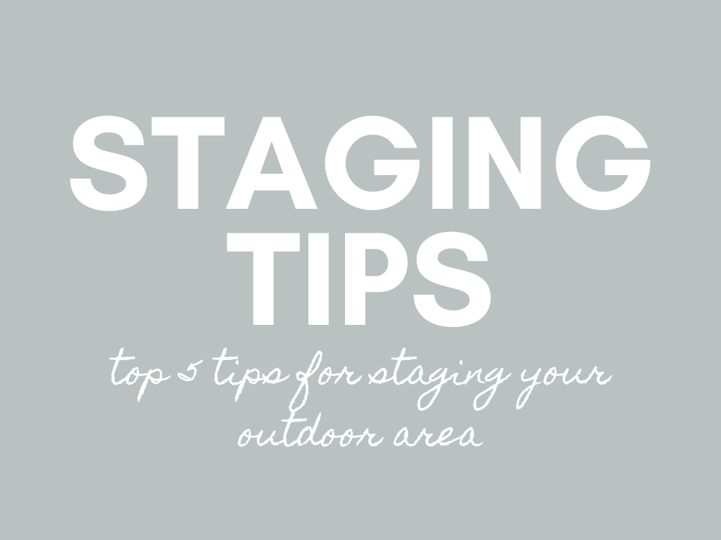 Staging Tips: How to Stage Your Outdoor Area